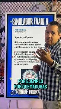 Premedicina en el EXANI II | Reactivo del tema de Tipos de agente causal explicado fácil