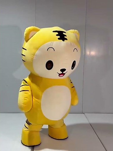 Adult Inflatable Tiger Mascot Costume for Entertainments