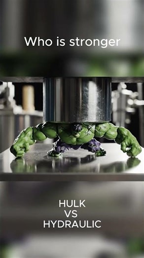 What would happen if Hulk was crushed by hydraulics