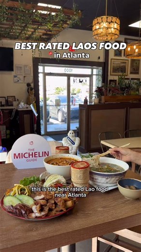 BEST RATED LAOS FOOD IN ALL OF ATL🇱🇦 🍜 🍚 🌶️ @snackboxebistro is the Michelin recommended restaurant in Duluth from the country Laos. It’s a mix of Vietnamese and Thai cuisine so it really felt like a great balance between the two! Love their bold flavors and spice. Definitely a spot worth checking out! #atlanta #duluth #duluthga #atleats | Carolina Jimenez