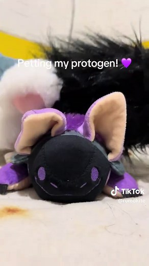 Petting My Protogen: A Cute Furry Moment!