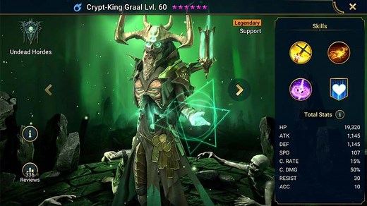 Crypt-King Graal - HellHades - Raid Shadow Legends