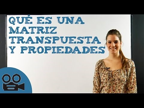 What is a transposed matrix and its properties