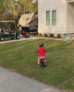 123K views · 655 reactions | The one-leg-no-pants technique. 50% of the time, it works every time. | Strider Bikes | Facebook