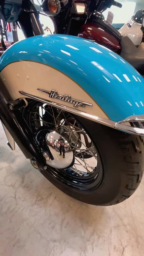 297 reactions · 15 shares | #backinstock‼️ #softail #heritage #bicolor C’est neoretro et ça risque d’être vendu rapidement, alors à vos téléphones, Brice pourra répondre à toutes vos questions ! | Harley-Davidson La ROCHE sur YON | Facebook