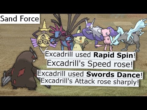 SAND FORCE EXCADRILL SWEEPS NATIONAL DEX | POKEMON SHOWDOWN