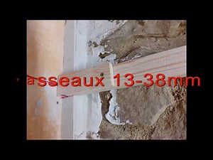 Isolation d'un mur pierres apparentes.