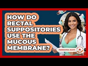 How Do Rectal Suppositories Use The Mucous Membrane? - Pharmaceutical Insights
