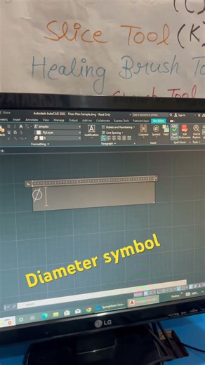 Diameter symbol #computer #viral #software#cad #autocad