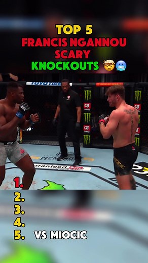 Francis Ngannou Scary Knockouts Compilation