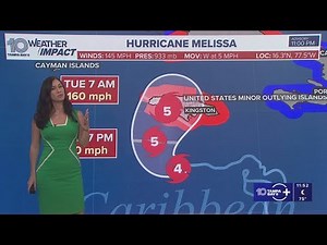Tracking the Tropics: Melissa remains a powerful Category 4 hurricane as it nears Jamaica
