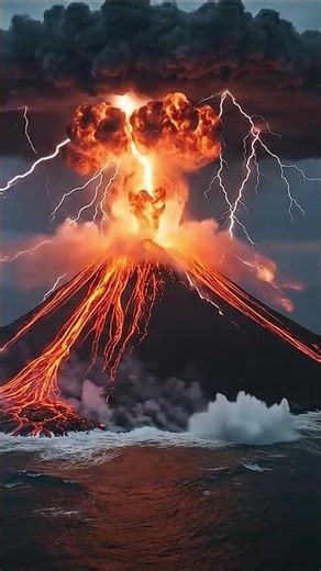 POV: You Witness a Cataclysmic Ocean Volcano 🌋😱
