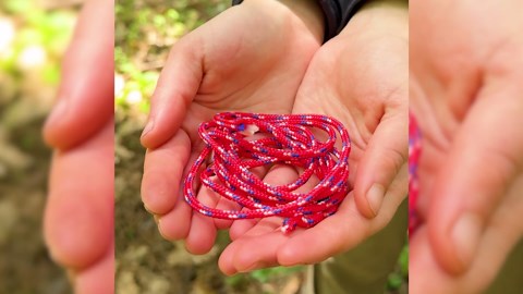 Knife Handle Out Of Rope