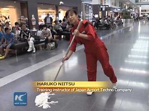 China-born Japanese cleaning craftswoman