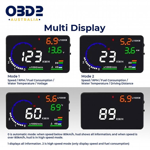 Car HUD Head Up Display OBD-AUS