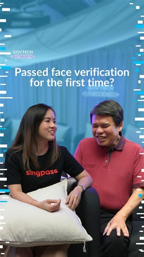 A look at the camera and you’re in! 👀 For most of us, face verification is a seamless and convenient process. But for the visually impaired or seniors, they might struggle to position their face correctly or to follow the real-time prompts. At GovTech, we’re building digital services that work for everyone. Watch our latest #GovTechDecoded episode to learn how we are designing with accessibility in mind at go.gov.sg/govtechdecoded-ep9 #TechPodcast #DigitalAccessibility #InclusiveDesign #Accessi