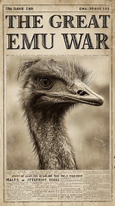 The Great Emu War — when Australia 🇦🇺 fought birds… and lost! #australianhistory #StrangeButTrue #weirdhistory #EmuWar #emu | Lantern Chronicles