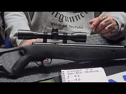 THE CROSMAN F4 AIRGUN GETS REVIEWED AND SHOT!