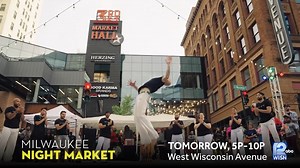 🎉🌟 Exciting News, Milwaukee! 🌟🎉 WISN 12 is thrilled to be the official station of the Milwaukee Night Market once again! 🌃✨ Join us downtown for an unforgettable evening filled with local vendors, talented artists, and mesmerizing performances. Let’s come together to celebrate the vibrant spirit of our community. Don't miss out on this incredible event—see you tomorrow starting at 5pm! 🌟🛍️🎨🎶 #mkenightmarket #CommunityLove #WISN12 🔗 For more info, visit: wisn.com/nightmarket | WISN 12 N