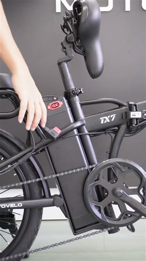 MOTOVELO TX7 | Foldable E-Bike with Space-Saving Design 🚲✨#motovelo #ebike #electricbike #asmr