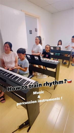 My Music Box on Instagram: "Rhythm Train Music Time 🎶 Two rhythm groups, different percussion instruments, and lots of joyful learning! 🥁 Children explored rhythm, coordination, and musical awareness- Even parents couldn’t resist joining in! Music + percussion instruments = rhythm fun! 🎵✨ #RhythmTrain #MusicForKids #PercussionFun #RhythmFun #mymusicbox"