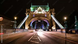 Tower bridge long exposure time lapse