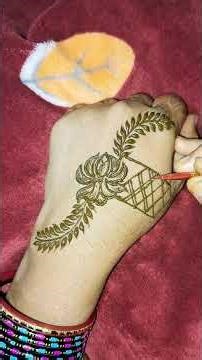 ##easy &simple ❤️##Back side mehndi desing##easy#