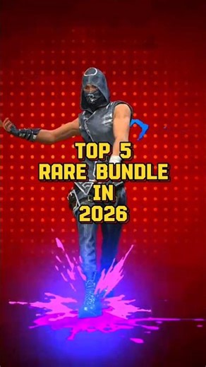 Top 5 rare bundle in 2026 💀 #freefire#ffshorts#ffdress#freefirecombo#ffstyle