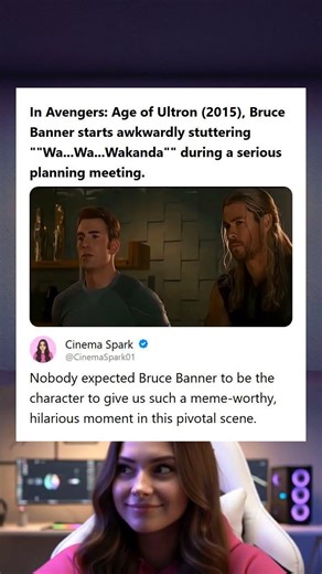 Avengers Age of Ultron 2015 Humor Bruce Banner Stutters WaWaWakanda During Serious Meeting