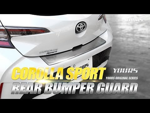 トヨタ カローラスポーツ 専用設計 リアバンパーガード / オートショップユアーズ