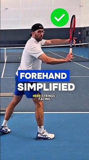 How to Hit a Perfect Tennis Forehand (Technique Simplified) #tennis #tennisforehand #forehand