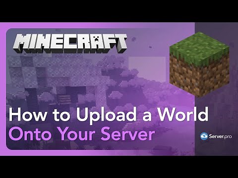 How to upload a world - Minecraft Java