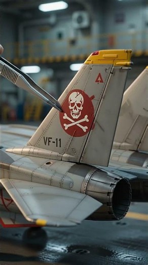 Building Maverick’s F-14 Tomcat in 10s! ✈️🔥 Top Gun Scale Model #asmr