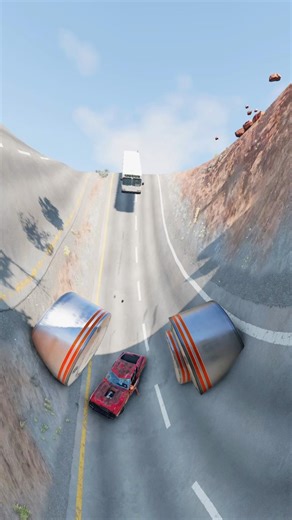 car vs bus #beamng #beamngdrive #beamngcrashes #viralshorts #car #bus #shortsfeed #rumi