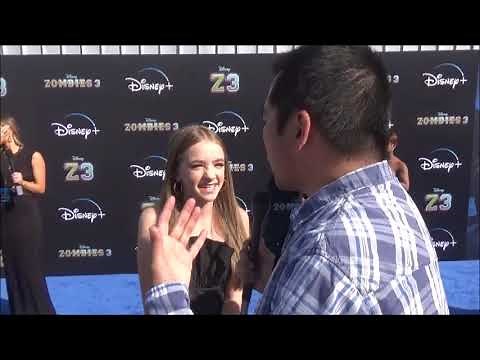 Kingston Foster Red Carpet Interview at Disney+'s Zombies 3 Premiere