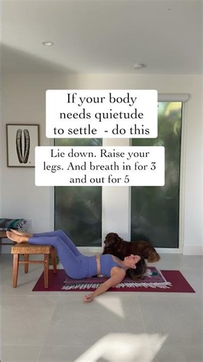 A Supported Position to Help Your Body Settle and Calm Your Nervous System