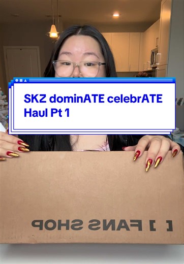 Stray Kids dominATE celebrate merch haul from the Fans Shop part 1! #straykids #skz #straykidsstay #dominatecelebrate #merch