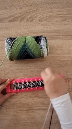 9.1K views · 57 reactions | #fblifestyle Knitting loom for beginners step by step #knitting #crochet #scarf #knitting_loom_eljammari | Knitting loom scarf | Facebook