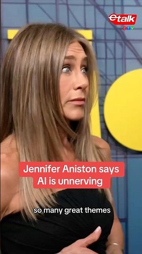 Jennifer Aniston says AI is unnerving #TheMorningShow