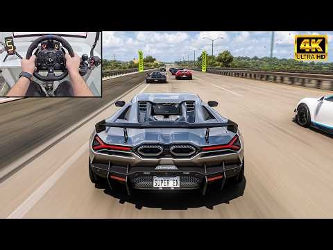 1380HP Lamborghini Revuelto VS Hypercars - Forza Horizon 5 | Logitech G923 Steering Wheel