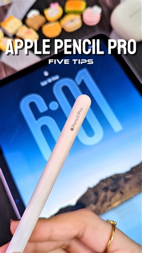 5 Apple Pencil Pro Tips ✏️ #applepencilpro #shorts #ytshorts
