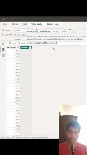 PowerBI RankX Function: To rank values in Ascending or Descending order