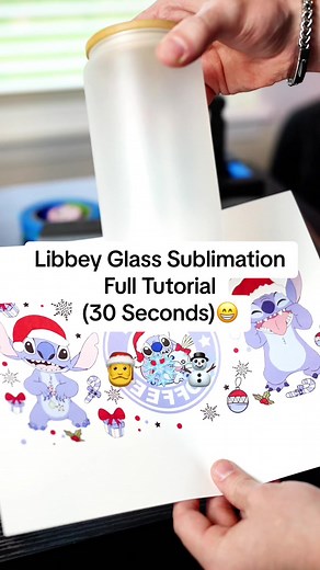 16oz Libbey Glass Tutorial in 30 Seconds!!💨 Let sublimate a Christmas themed libbey glass tumbler/can from start to finish with a little help from the Pinch Perfect😁 Pinch Perfect Black Friday is all month long! Deals and Discounts are live right now🤝 #pinchperfect #tumblersublimation #libbeyglassware #libbeyglasscan #sublimation #tumblerhacks #tumblersoftiktok #tumblersublimationtutorial
