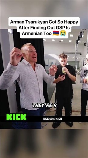 Arman Tsarukyan Got So Happy After Finding Out GSP Is Armenian Too