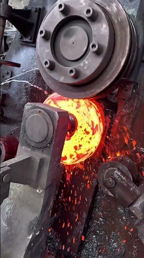 Inside the forging factory Forging Steel Billet Ring Rolling Process #process #industrial #forging