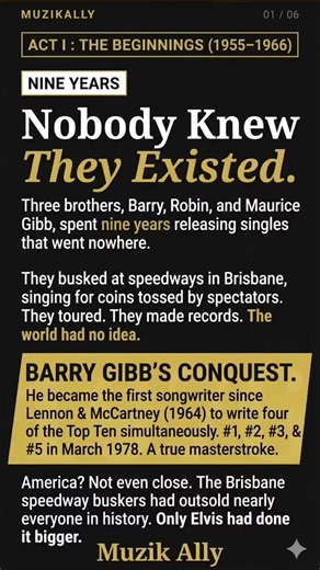 58 years ago tomorrow, the Bee Gees made their American TV debut on Ed Sullivan — and played two songs for a country that still half-believed they might be the Beatles. They performed