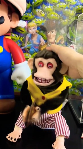 Monkey toys with cymbal, too real 🐒🐒 #shorts #viralshorts #monyet