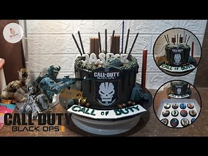 Making Call of Duty Cake | COD Cake Design | Mommy Cecil Vlog