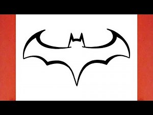 HOW TO DRAW THE BATMAN LOGO