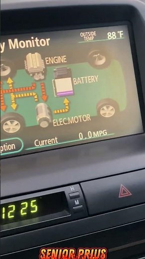 Toyota Prius Hybrid Battery Manual Charging #toyotaprius #hybridexperience #prius